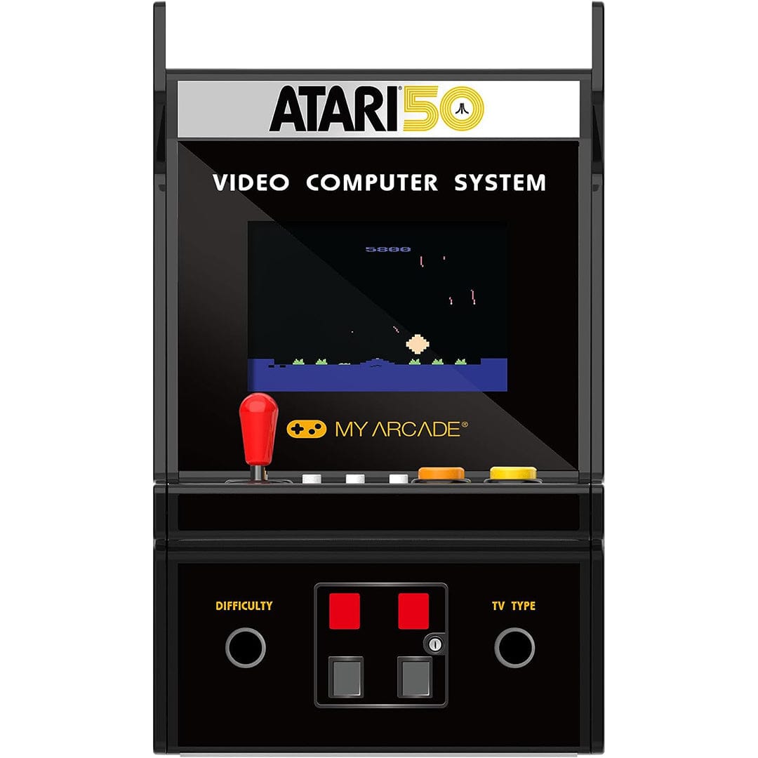 My Arcade Games Micro Player 6.7" Atari Portable Retro Arcade (100 Games In 1)