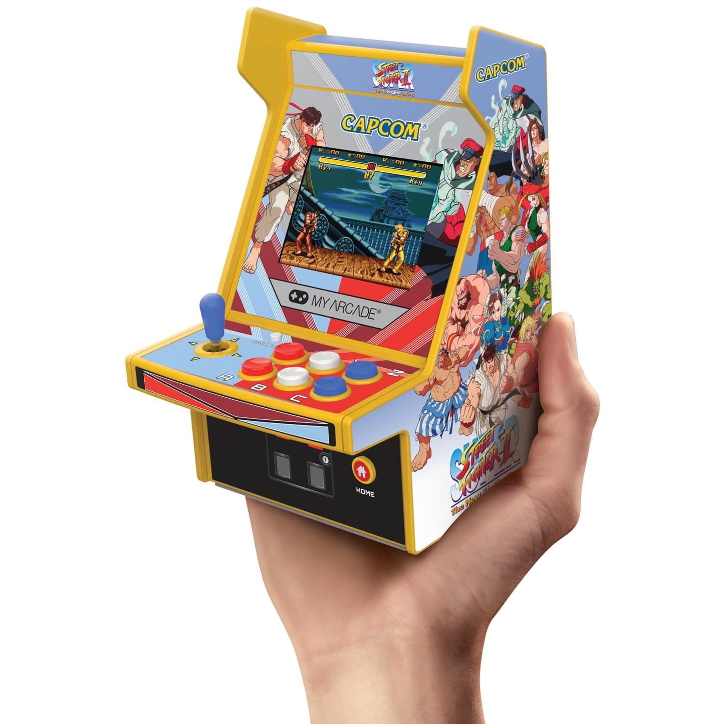 My Arcade Video Games Micro Player 6.7" Super Street Fighter Ii Portable Retro Arcade (2 Games In 1)