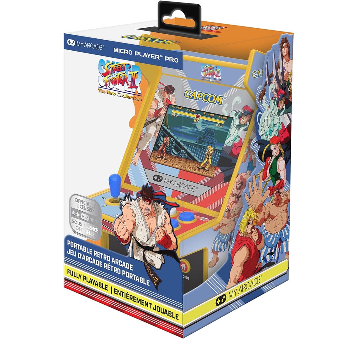 My Arcade Video Games Micro Player 6.7" Super Street Fighter Ii Portable Retro Arcade (2 Games In 1)