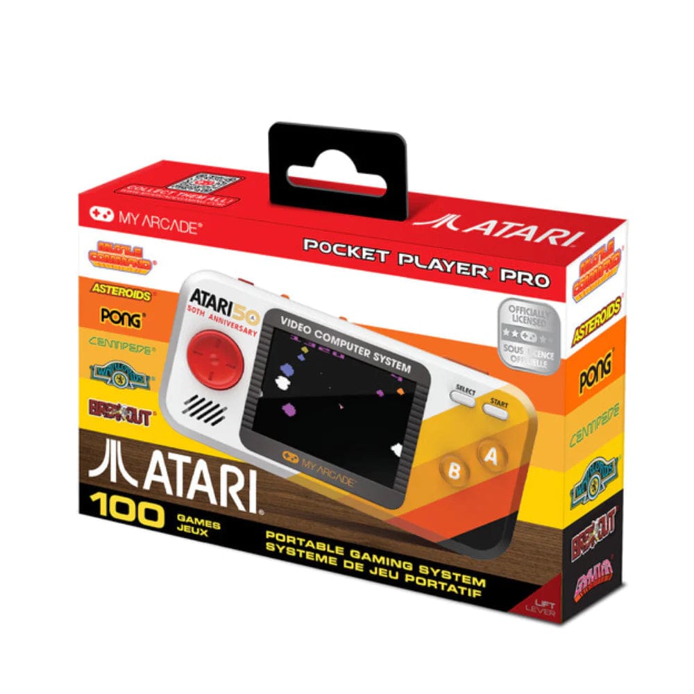 My Arcade Video Games Pocket Player Atari Portable Gaming System (100 Games In 1)