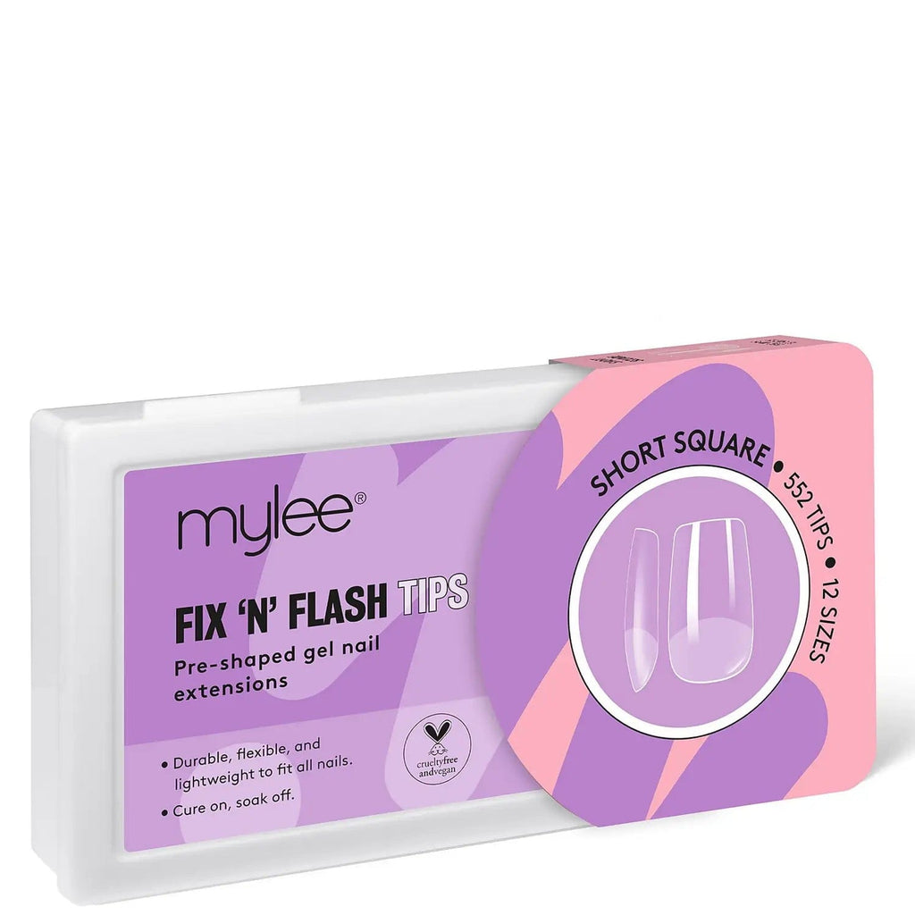 Mylee Beauty Mylee Fix 'N' Flash Tips - Short Square