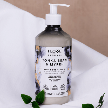 I LOVE NATURALS Tonka Bean & Myrrh Hand & Body Lotion 500ml
