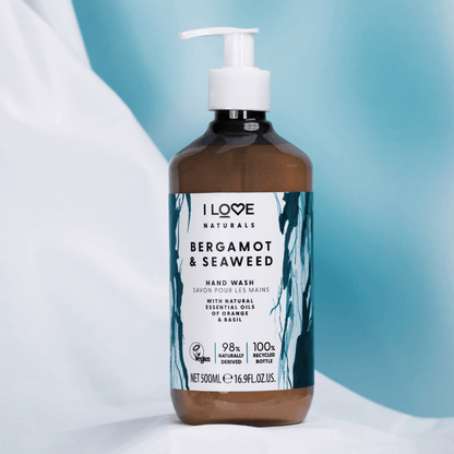 I LOVE NATURALS Bergamot & Seaweed Hand Wash 500ml