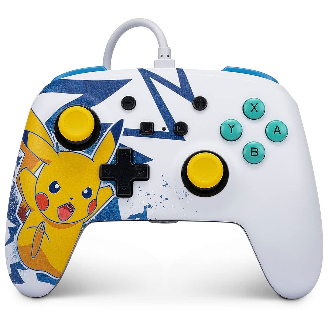 Nintendo Gaming PowerA Enhanced Wired Controller For Nintendo Switch - Pikachu High Voltage