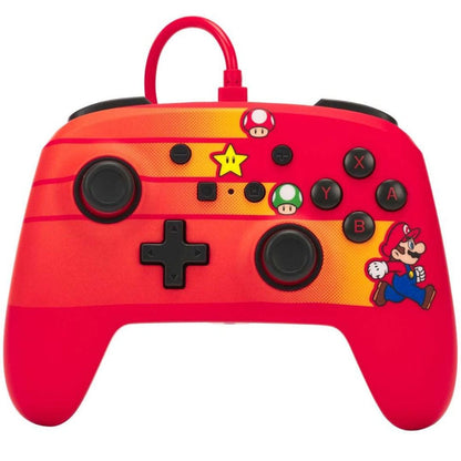 Nintendo Gaming PowerA Speedster Mario Enhanced Wired Controller Nintendo Switch