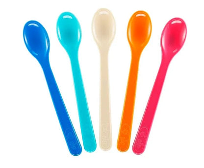 NIP Baby accessories 5 PC - SHORT FEEDING SPOON  (DISHWASHER SAFE)