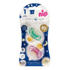 NIP baby accessories "CHERRY NIGHT SOOTHER / LATEX    VIOLET & GREEN   (GLOW IN THE DARK,  ROUND TEATS)"