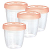 NIP Baby accessories FIRST MOMENTS BREAST MILK CONTAINER - 4 PC  (DISHWASHER & FREEZER SAFE)