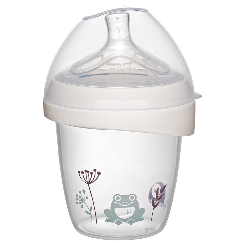 NIP Baby accessories FIRST MOMENTS WIDE-NECK BOTTLE   FROG   (ROUND TEAT- S, WIDE LIP PAD) 150ML