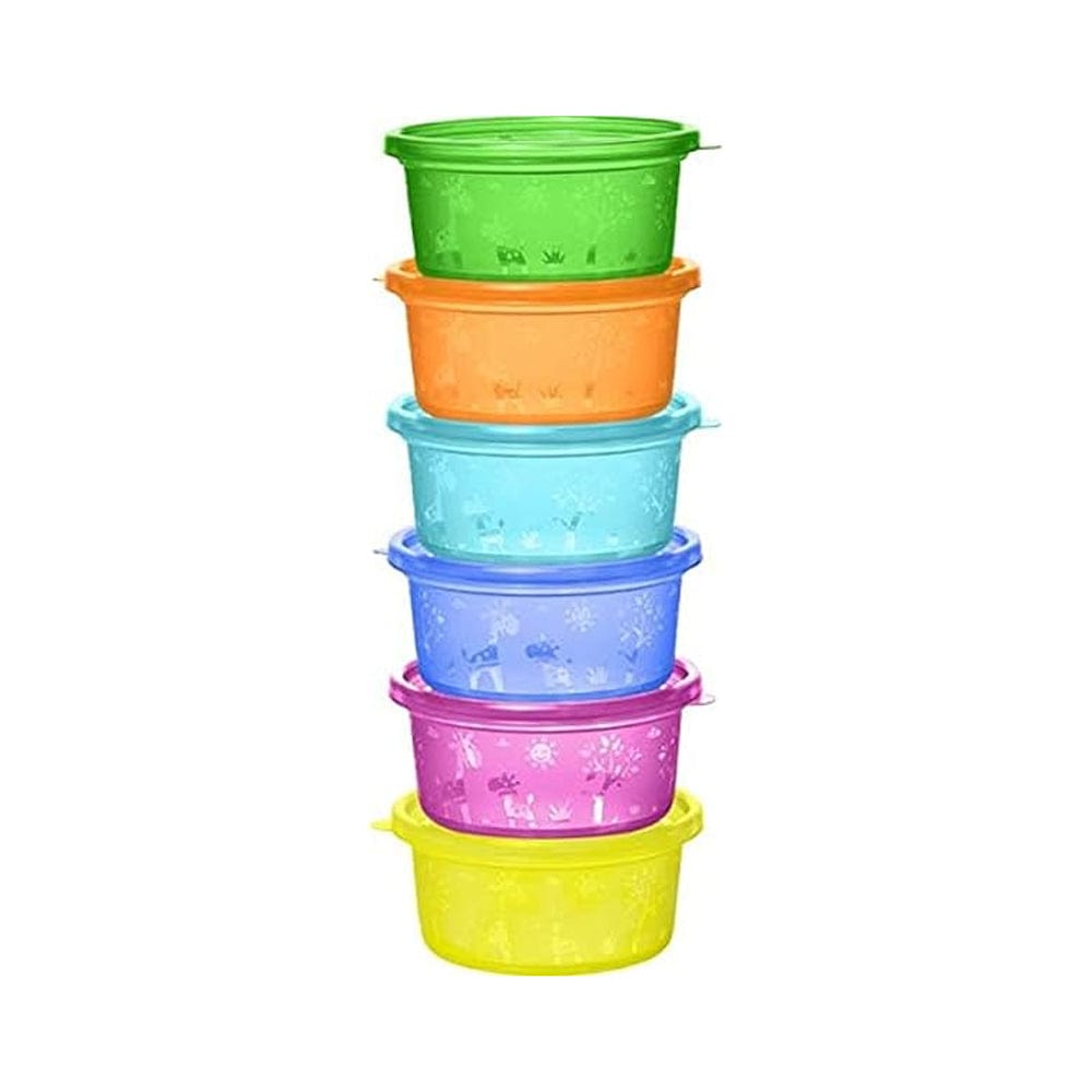 NIP baby accessories SNACKBOX W/ LID  MULTICOLOR   (DISHWASHER, MICROWAVE, FREEZER SAFE)