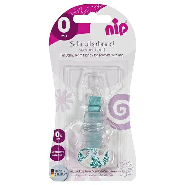 NIP baby accessories SOOTHER BAND WITH HOOK   BLUE  (FOR SOOTHERS W/ RING)