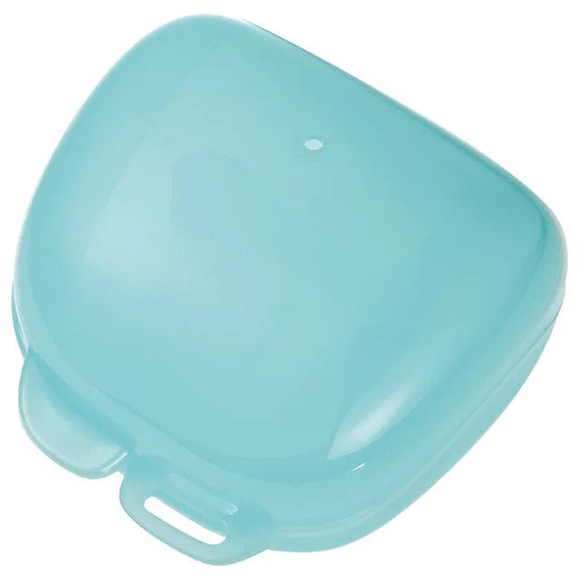 NIP baby accessories SOOTHER BOX   BLUE  (ALSO USED FOR MICROWAVE SOOTHER STERILIZATION)