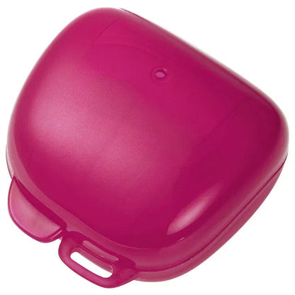 NIP baby accessories SOOTHER BOX   PINK  (ALSO USED FOR MICROWAVE SOOTHER STERILIZATION)