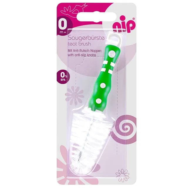 NIP Baby accessories TEAT BRUSH  GREEN