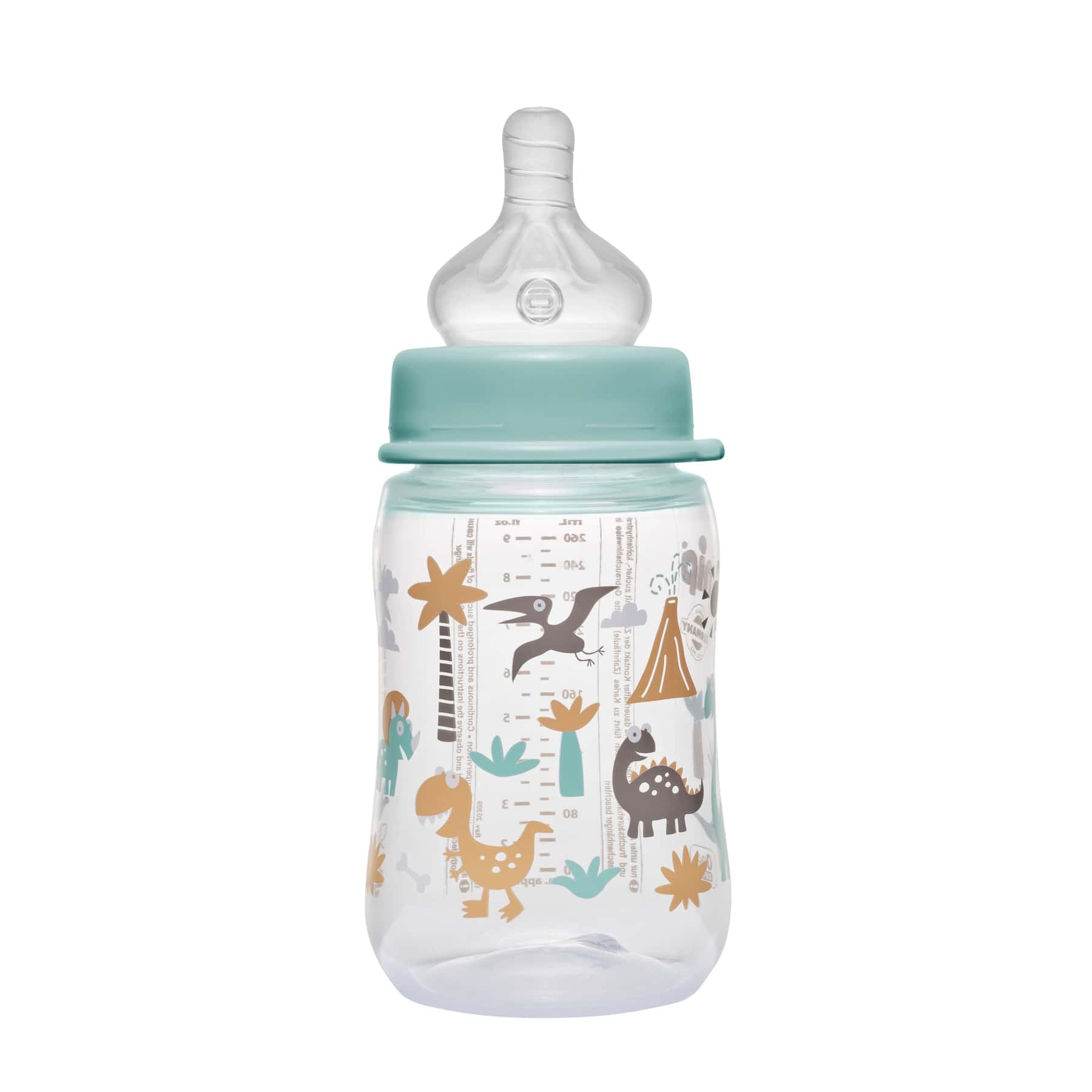 NIP Baby accessories WIDE NECK BOTTLE   HELLO WORLD BLUE   (ROUND TEAT-M) 260ML