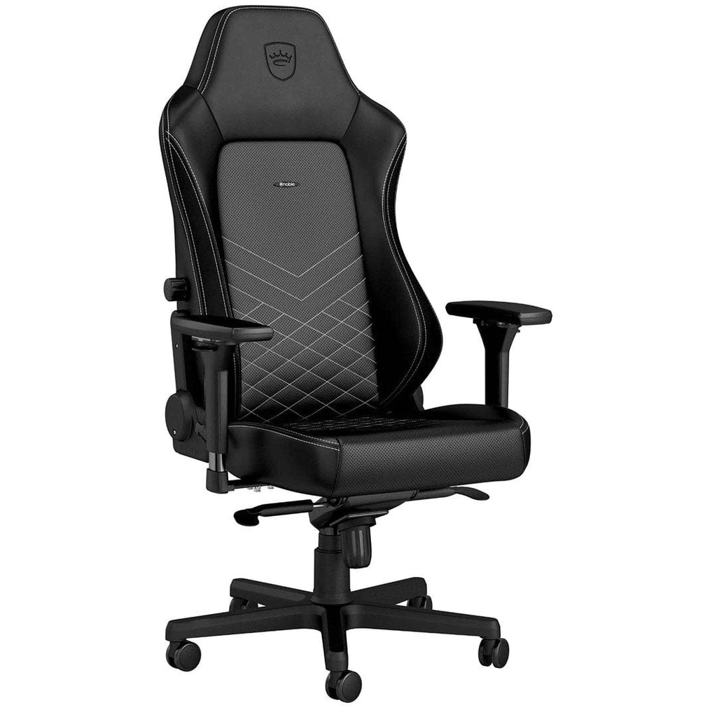Noble Chairs Gaming chair Noble HERO Gaming Chair - Black/Platinum White