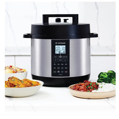 Nutricook Home & Kitchen Nutricook 8-In-1 Smart Pot 2 Prime 8L - Steel/Black