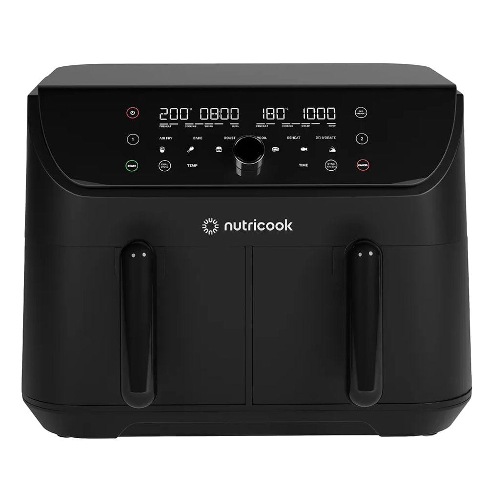 Nutricook Home & Kitchen Nutricook - Duo 2 Air Fryer 2400 Watts - 8.5L - Black