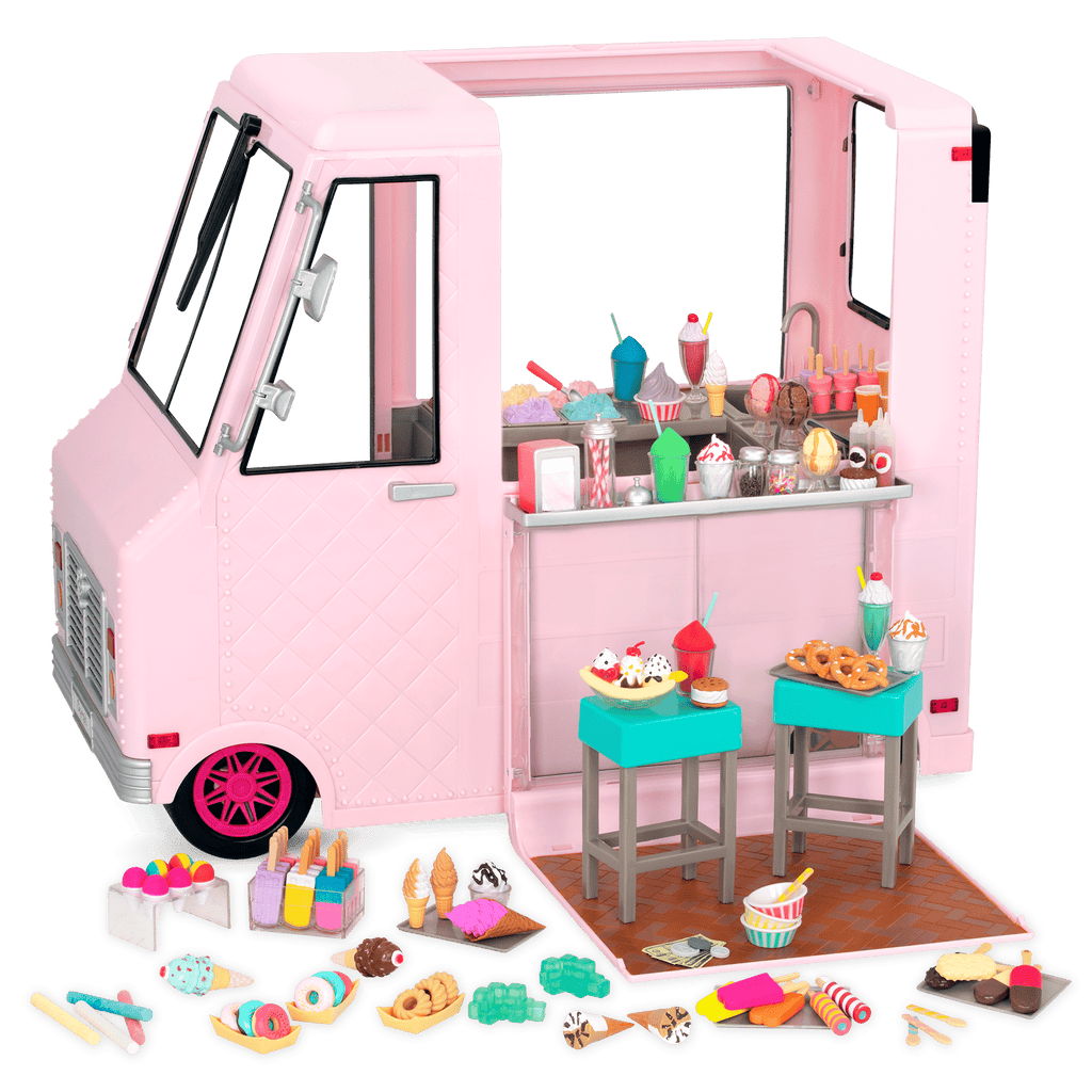 Our Generation Toys Our Generation Ice Cream Truck Pink