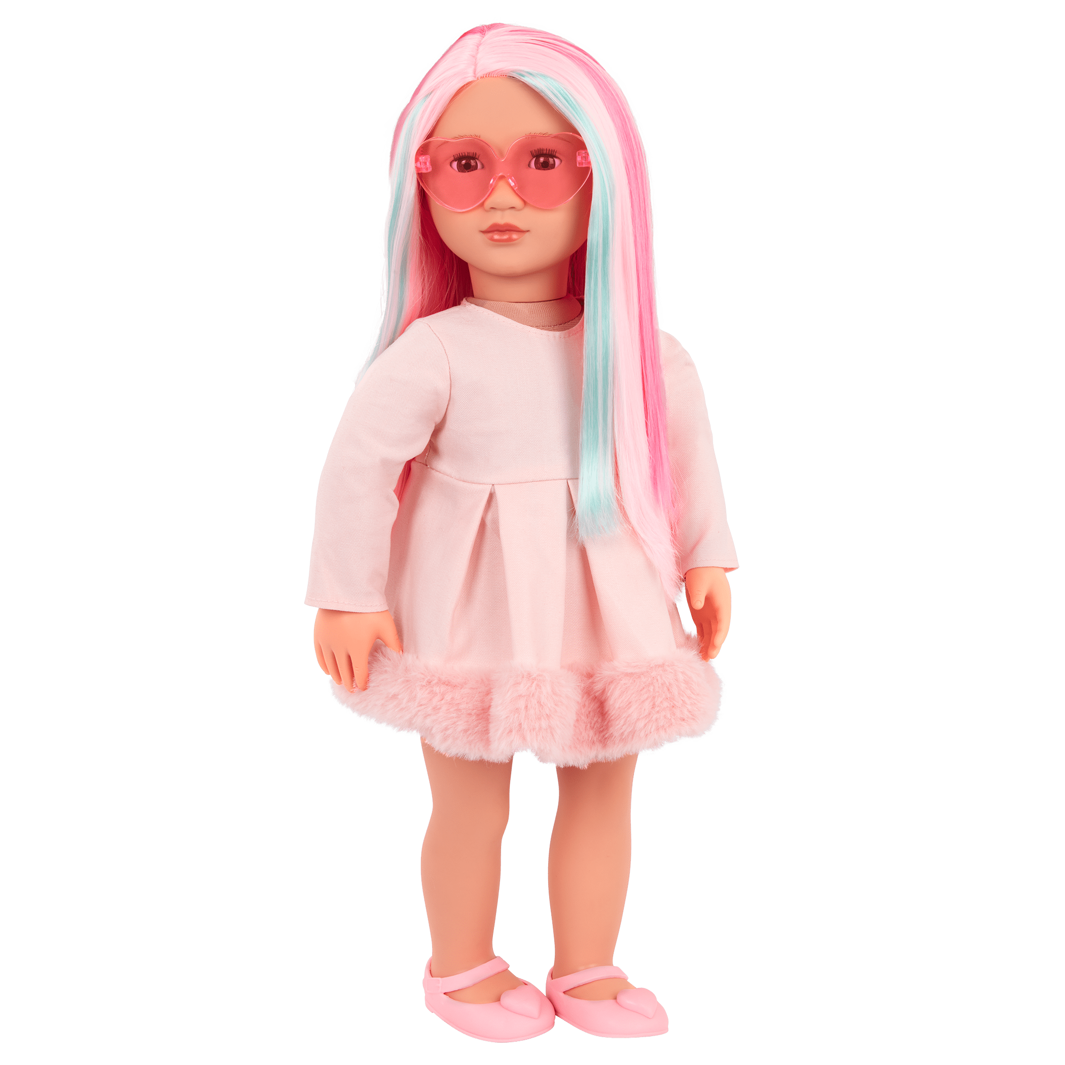 Our Generation Toys Our Generation Rosa Fashion Doll With Multicolored Hair 18"