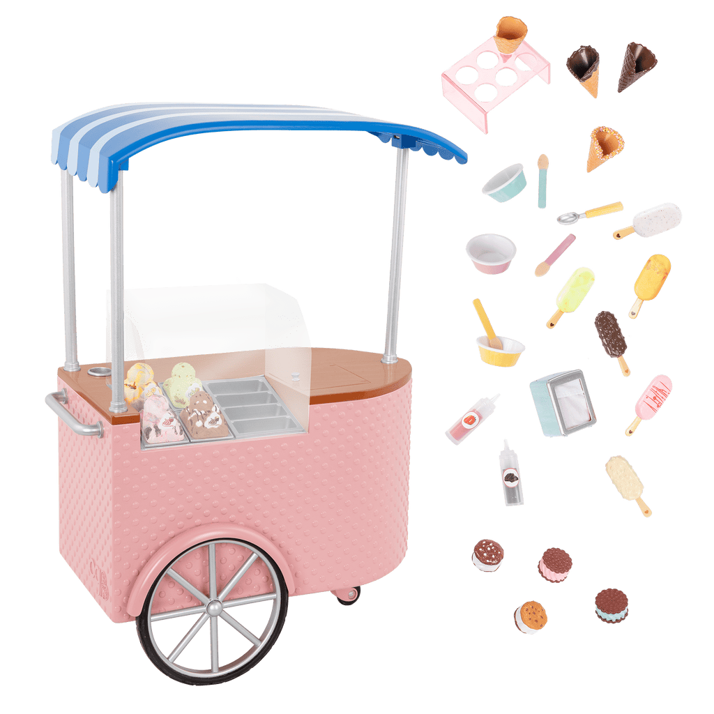 Our Generation Toys Our Generation Two Scoops Ice Cream Cart