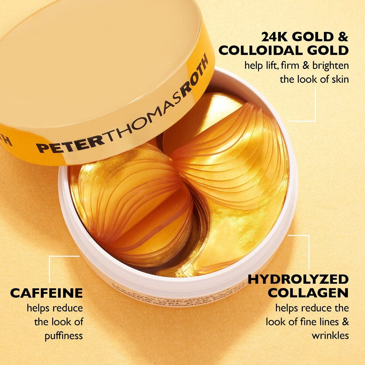 Peter Thomas Roth Beauty Peter Thomas Roth 24K Gold Pure Luxury Lift & Firm Hydra-Gel Eye Patches