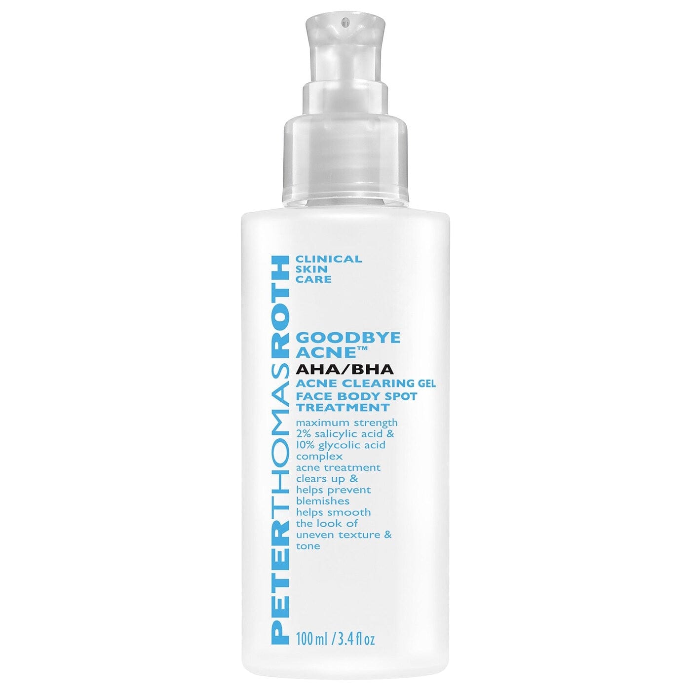 Peter Thomas Roth Beauty Peter Thomas Roth Goodbye Acne AHA/BHA Acne Clearing Gel 100ml