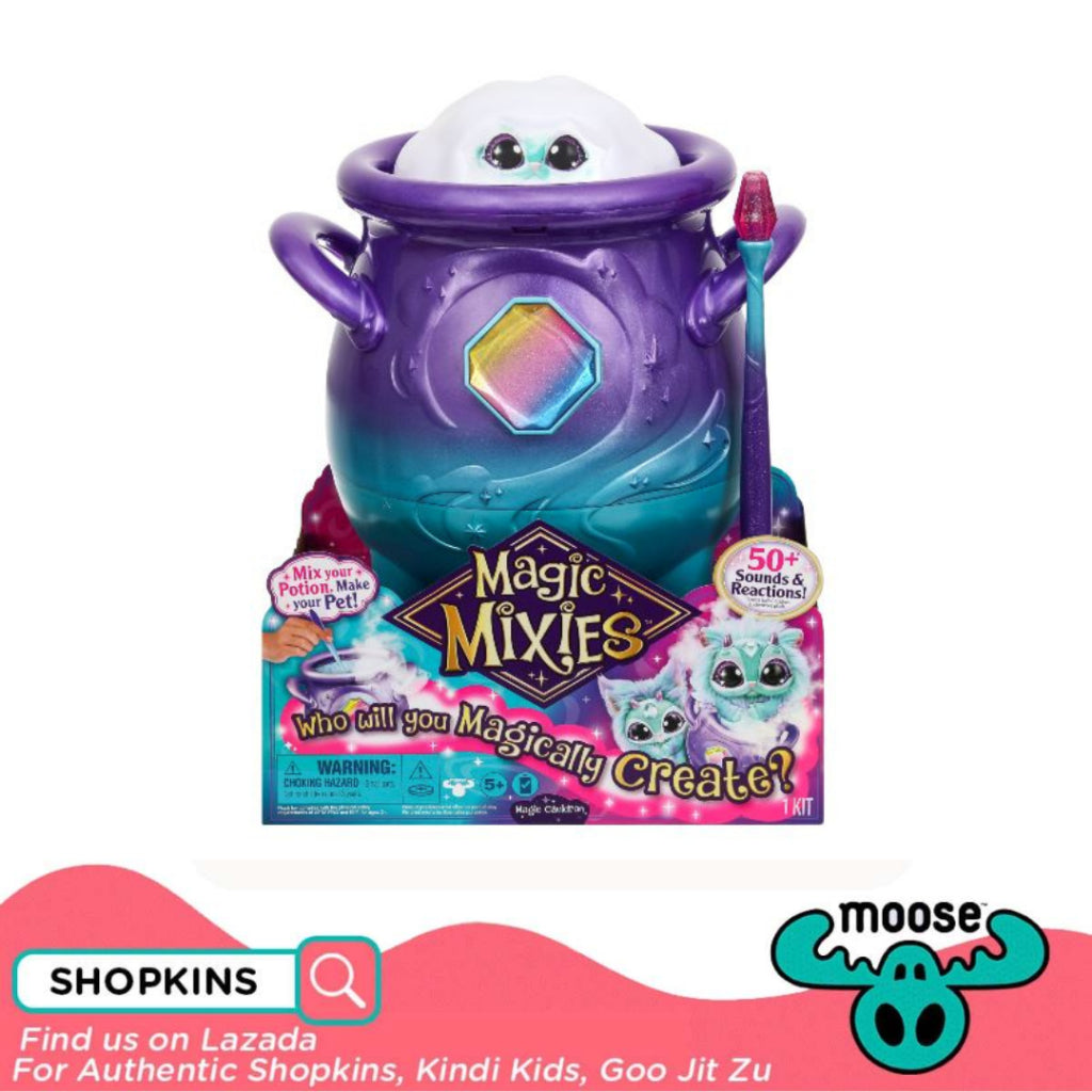 Magic Mixies S3 Magic Cauldron Purple - 50+ Sounds and Reactions, Toy for kids and Girls Ages 5+