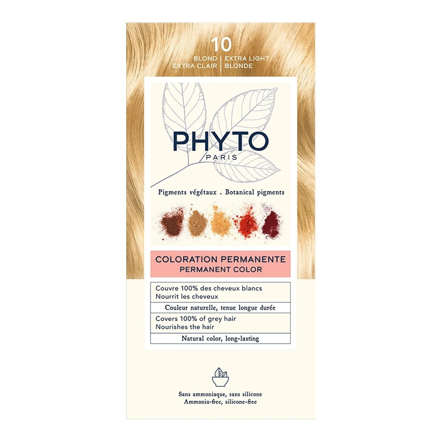 Phyto Beauty Phyto Phytocolor Permanent Hair Dye - 10 Blond Natural