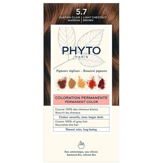 Phyto Beauty Phyto Phytocolor Permanent Hair Dye - 5.7 Light Chestnut Brown