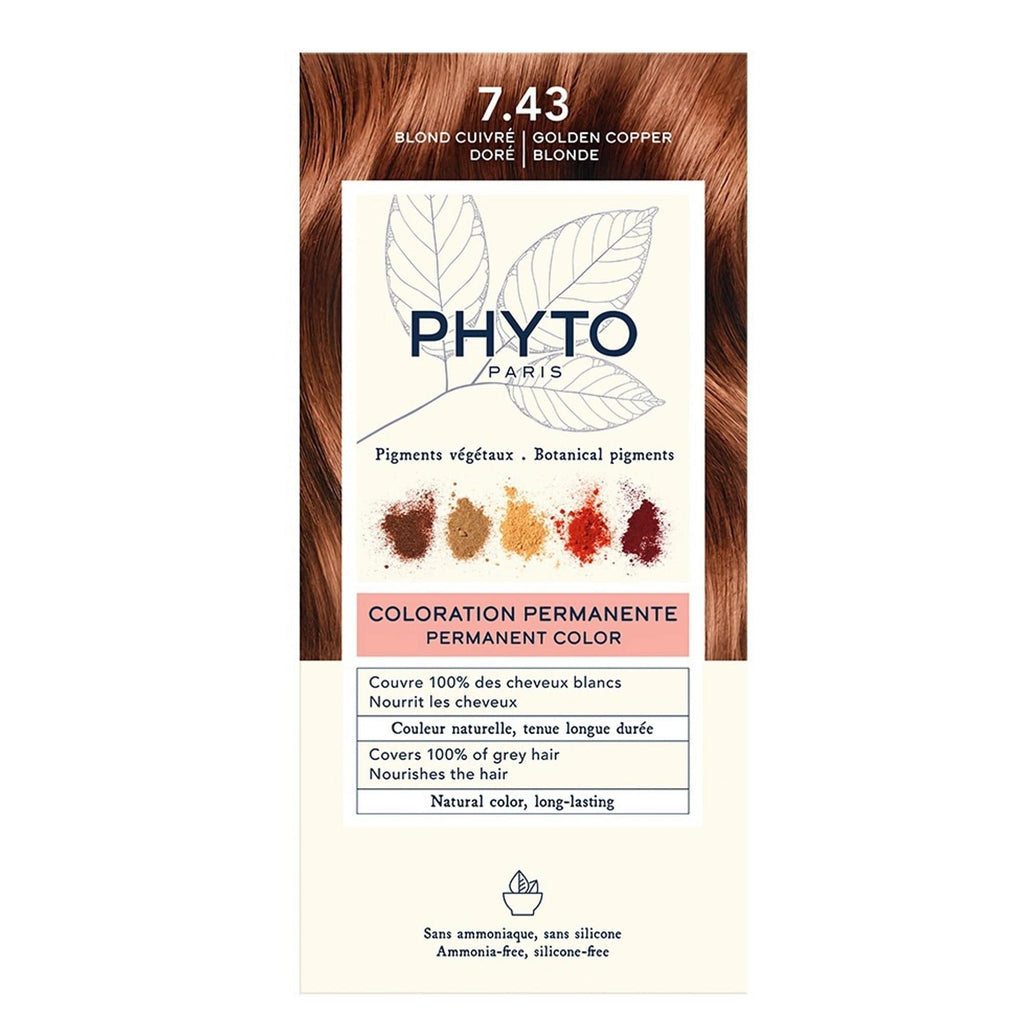 Phyto Beauty Phyto Phytocolor Permanent Hair Dye - 7.43 Golden Copper Blonde