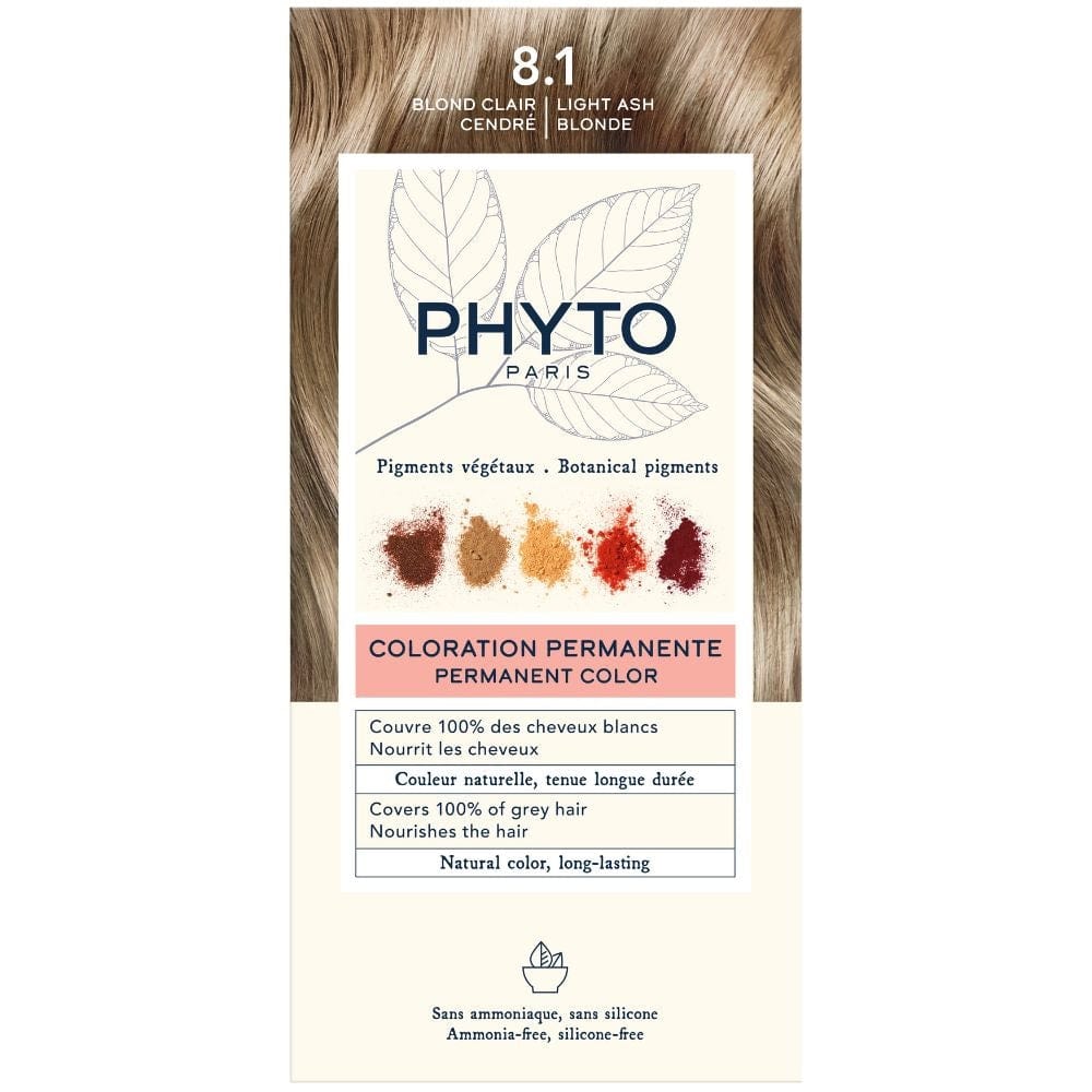 Phyto Beauty Phyto Phytocolor Permanent Hair Dye - 8.1 Light Ash Blonde