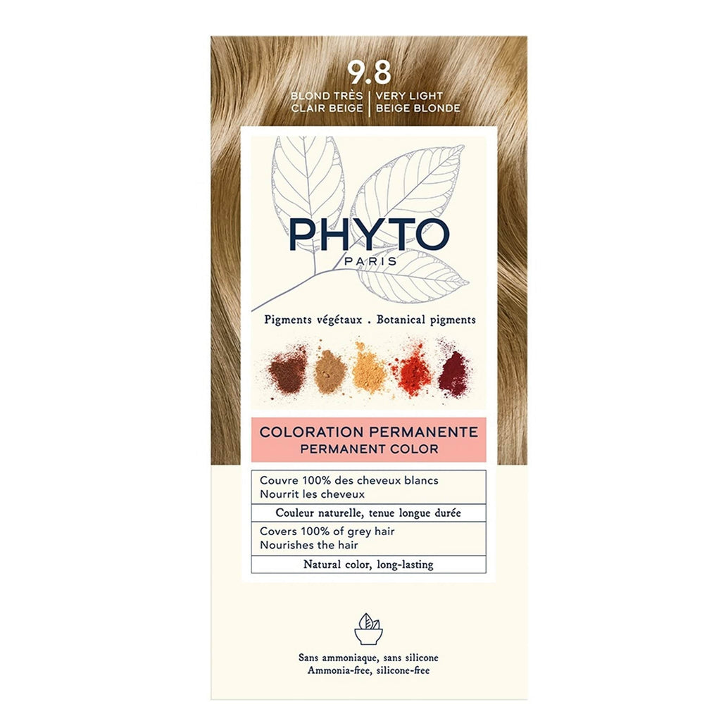 Phyto Beauty Phyto Phytocolor Permanent Hair Dye - 9.8 Very Light Beige Blonde