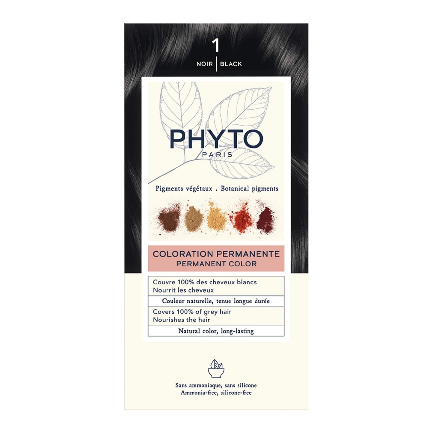 Phyto Beauty Phyto Phytocolor Permanent Hair Dye - Black