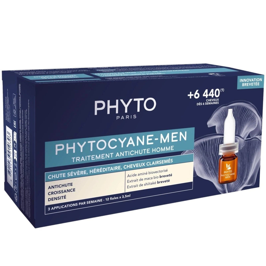 Phyto Beauty Phyto Phytocyane-Men Progressive Hair Loss Treatment Ampoules - 12 x 5ml