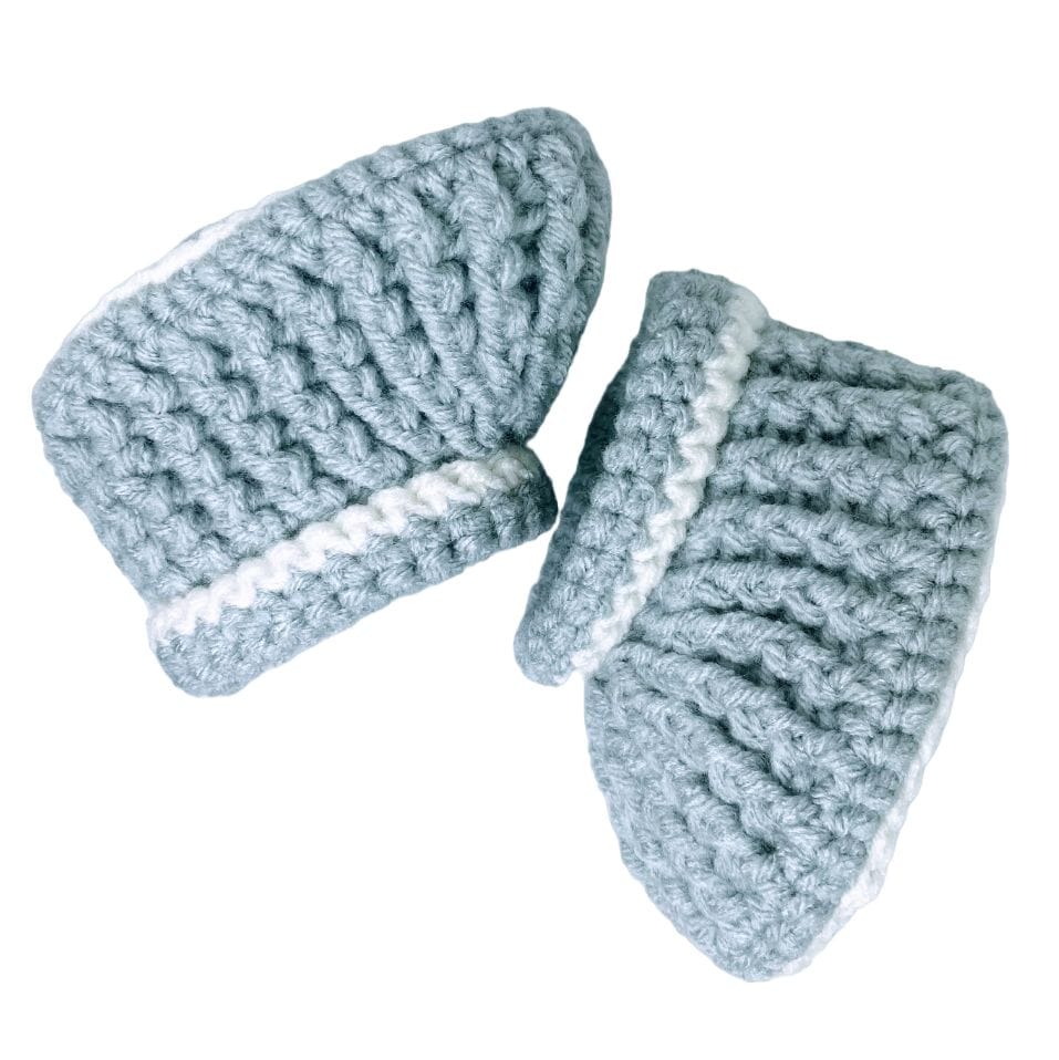 Pikkaboo Babies Pikkaboo Cuddles and Snuggles Crochet Baby Booties - Grey