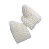 Pikkaboo Babies Pikkaboo Cuddles and Snuggles Crochet Baby Booties - White