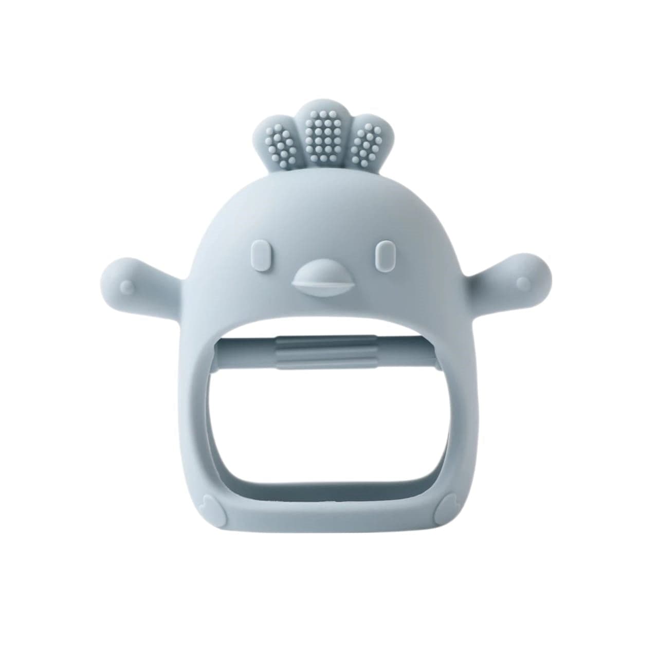 Pikkaboo Babies Pikkaboo Organic 2in1 silicone BPA-Free nonslip mitten teether & pacifier - Chick