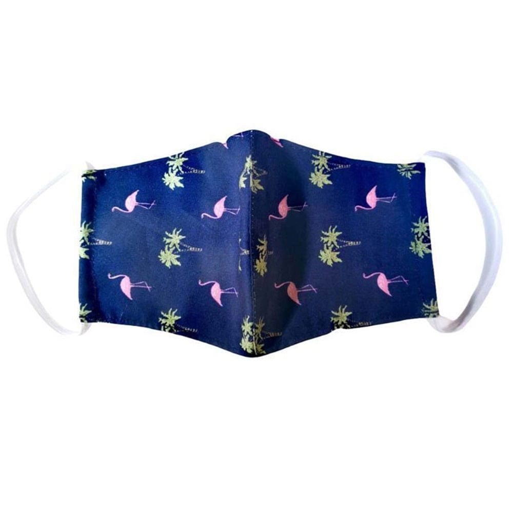 Pikkaboo Babies Pikkaboo Washable Mask - Navy Flamingo Mini Kids