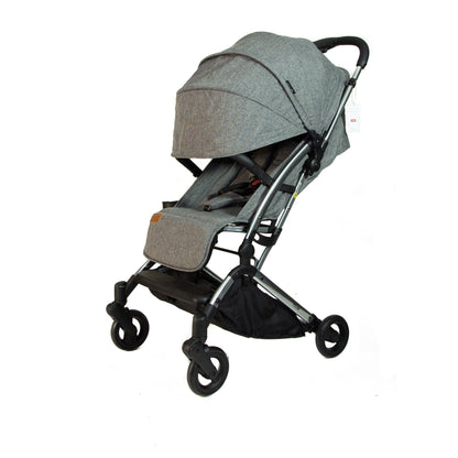 Pikkaboo Babies Youbi Toddler German Travel Light Stroller-Grey with New Born Attachment