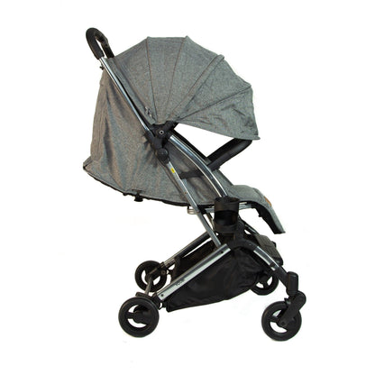 Pikkaboo Babies Youbi Toddler German Travel Light Stroller-Grey with New Born Attachment