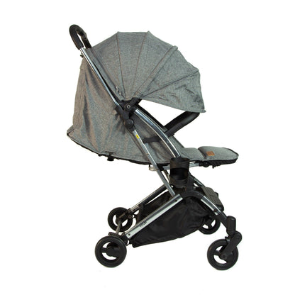 Pikkaboo Babies Youbi Toddler German Travel Light Stroller-Grey with New Born Attachment