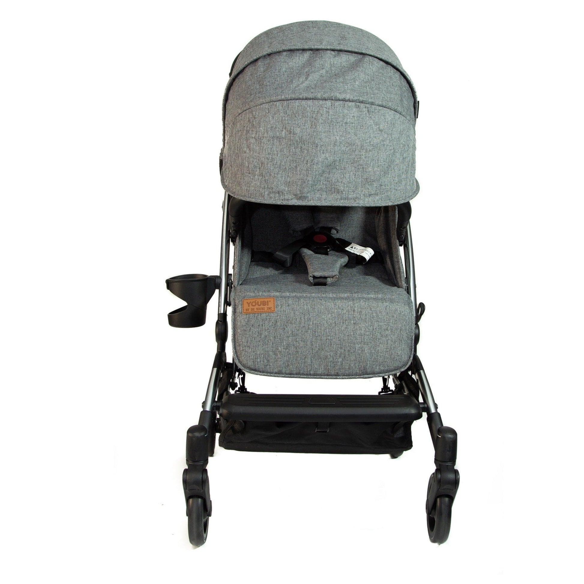 Pikkaboo Babies Youbi Toddler German Travel Light Stroller-Grey with New Born Attachment