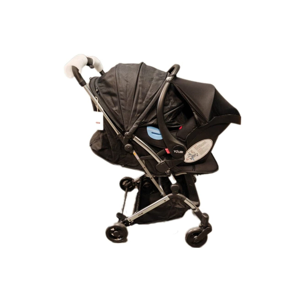 Pikkaboo Babies Youbi Toddler German Travel System with New Born Attachment - Black