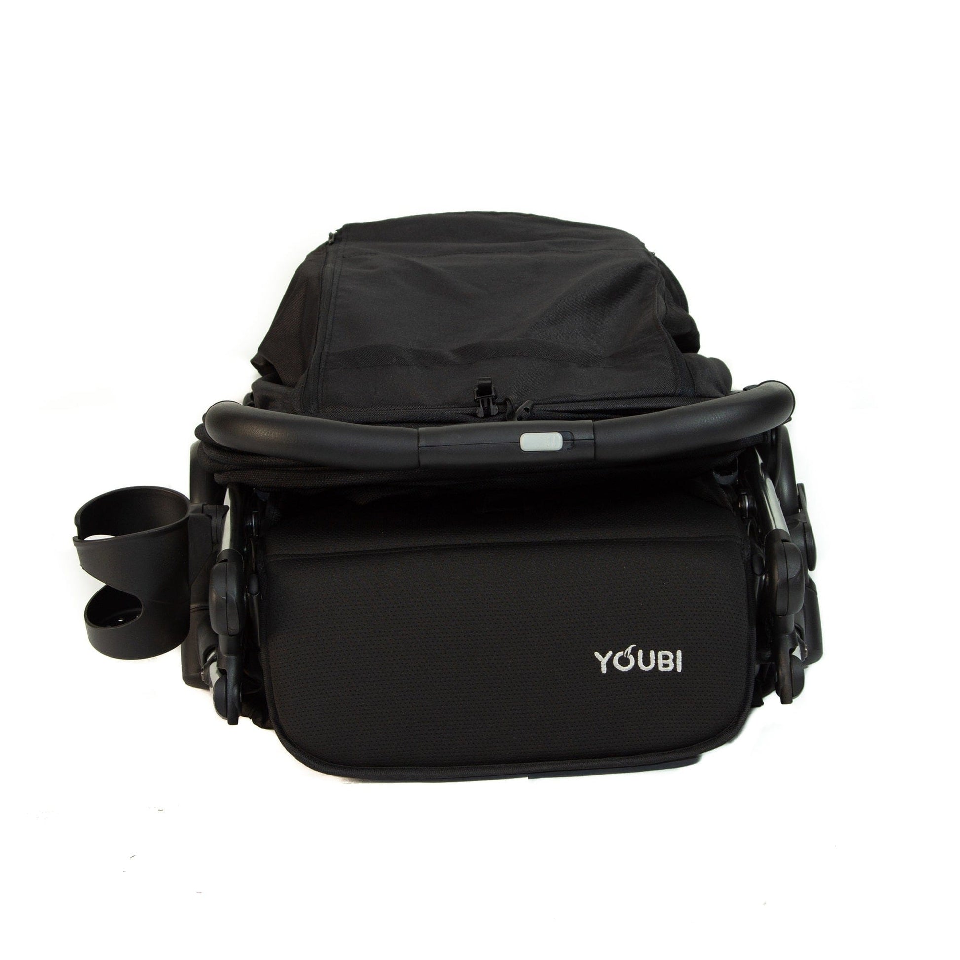 Pikkaboo Youbi Youbi Toddler German Travel Light Stroller-Black with New Born Attachment