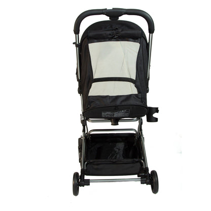 Pikkaboo Youbi Youbi Toddler German Travel Light Stroller-Black with New Born Attachment