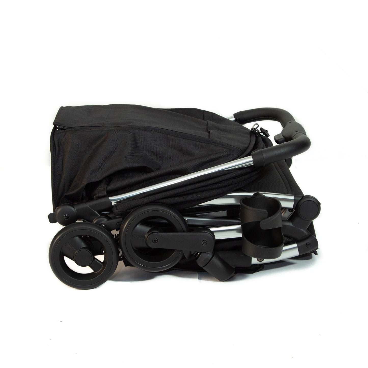 Pikkaboo Youbi Youbi Toddler German Travel Light Stroller-Black with New Born Attachment