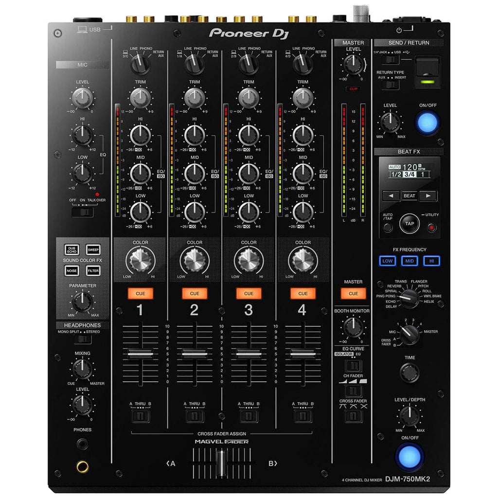 Pioneer DJ music Pioneer DJ DJM-750MK2 4-channel performance DJ mixer