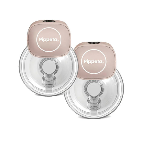 Pippeta LED Wearable Hands Free Breast Pump | Ash Rose (Pack of 2)