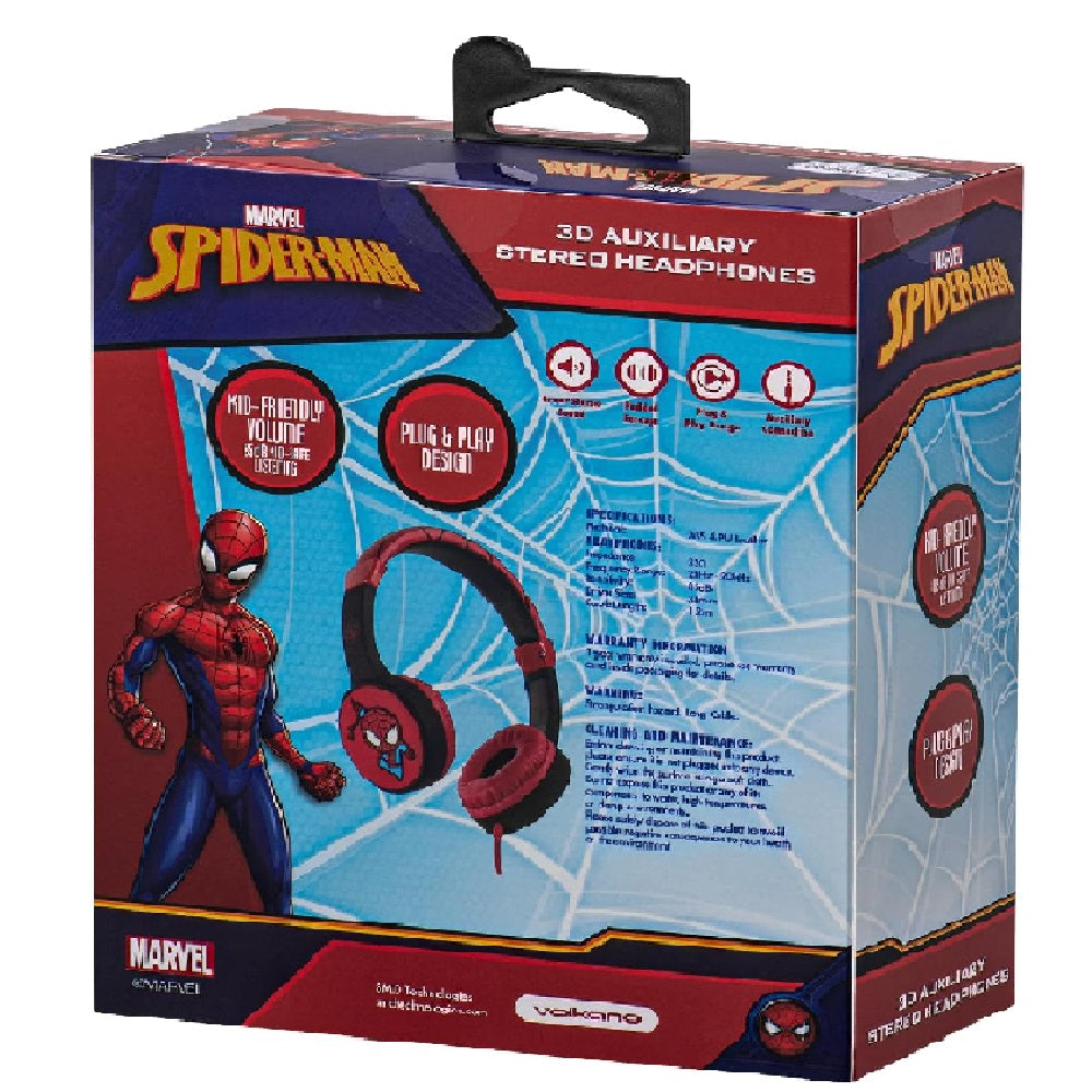 Marvel Spider-Man 3D Auxiliary Headphone (MV-3053-SM)